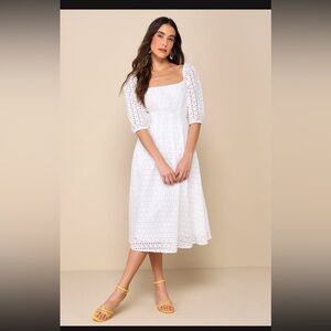 🫧lulus eyelet dress🫧